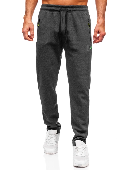 Herr Sweatpants Grafitgrå Bolf JX6282