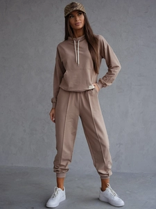 Dam 2-delad Träningsoverall Cappuccino Bolf 82162