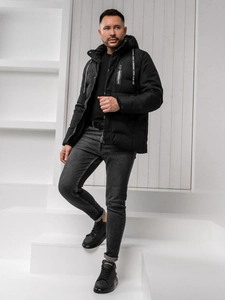 Herr Vinterjacka Svart Bolf 5M3136