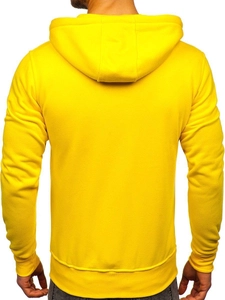 Herr Huvtröja med dragkedja Gul Bolf 2008
