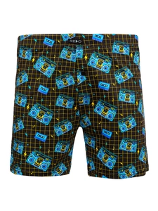 Herr Bomulls Boxershorts Blå Bolf 1BB162