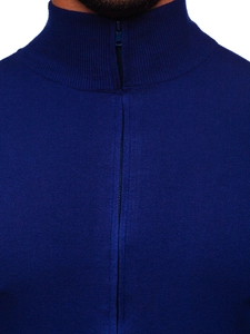 Herr Tröja med dragkedja Indigofärgad Bolf MM6004