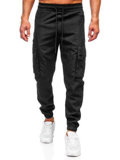 Herr Cargo-joggers Svart Bolf HSS298