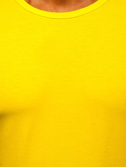 Herr Enfärgat Linne Gul-Neon Bolf 99001