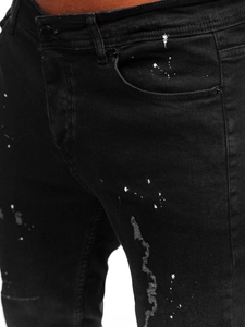 Herr Jeans Regular Fit Svart Bolf 6855