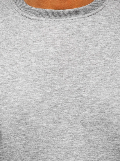 Herr Tjock Sweatshirt Mörkgrå Bolf 2001