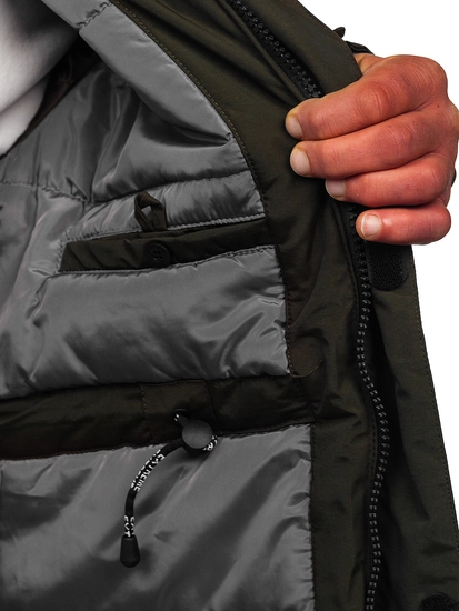 Herr Vinterjacka Grön Bolf 1827