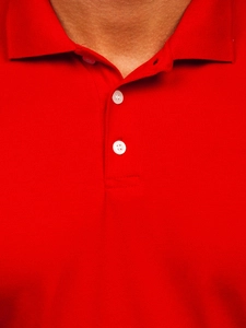 Herr Polotröja Röd Bolf 0002