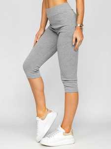 Dam Korta Leggings Grå Bolf YW01045