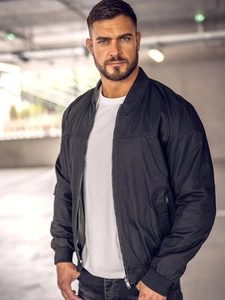 Herr Vändbar Lättvikt Bomberjacka Svart Bolf 84M3005A