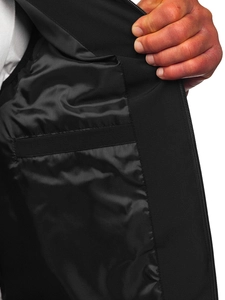 Herr Quiltad Väst Svart Bolf 31M5060