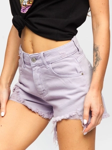 Dam Jeansshorts Violett Bolf A63
