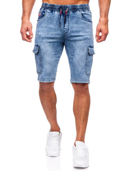 Herr Jeans Cargo Shorts Blå Bolf HY812