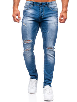 Herr Jeans Regular Fit Marinblå Bolf MP002BC