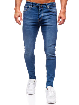 Herr Jeans Slim Fit Marinblå Bolf 6262