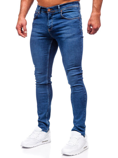 Herr Jeans Regular Fit Marinblå Bolf 6767R