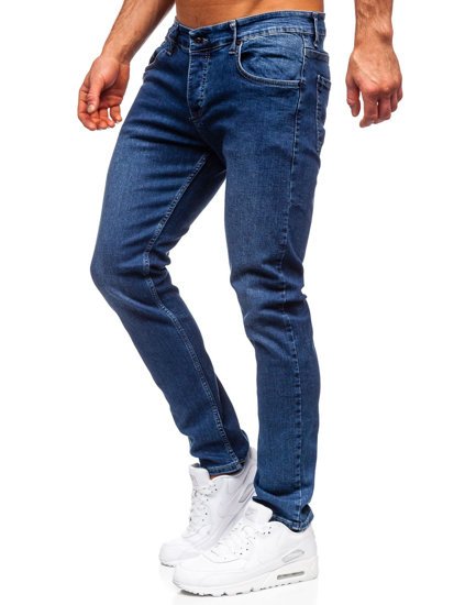 Herr Jeans Regular Fit Marinblå Bolf R901