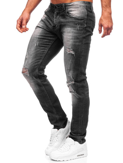 Herr Jeans Regular Fit Svart Bolf MP002N