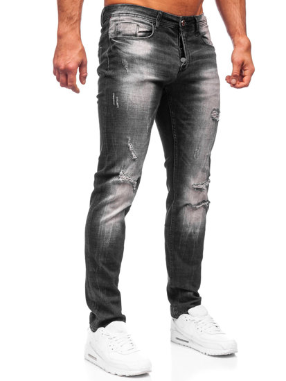 Herr Jeans Regular Fit Svart Bolf MP002N