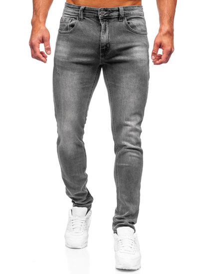 Herr Jeans Skinny Fit Svart Bolf KX598