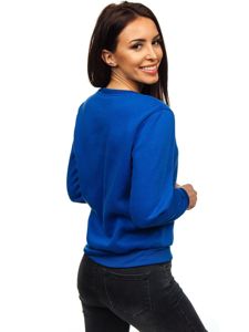 Dam Sweatshirt Blå Bolf W01