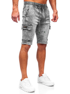 Herr Cargo jeansshorts Grå Bolf TF198