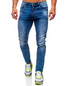 Herr Jeans Regular Fit Marinblå Bolf KX509