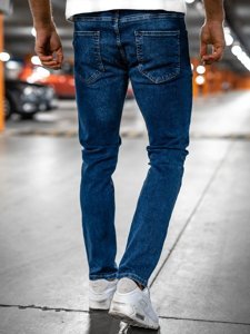 Herr Jeans Regular Fit Marinblå Bolf R901