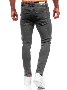 Herr Jeans Skinny Fit Svart Bolf KX565-1