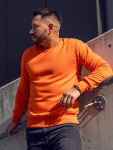 Herr Sweatshirt Orange Bolf 2001A