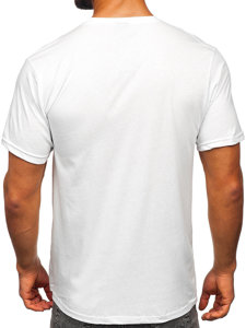 Herr T-shirt med tryck Vit Bolf 6300