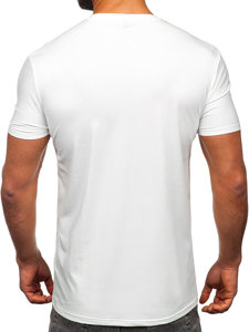 Herr T-shirt med tryck Vit Bolf MT3046